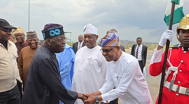 Tinubu Hails Wike as ‘Transformational Leader’ at ICC Renaming, says “You Want to Use This Place? You’re Gonna Pay!”